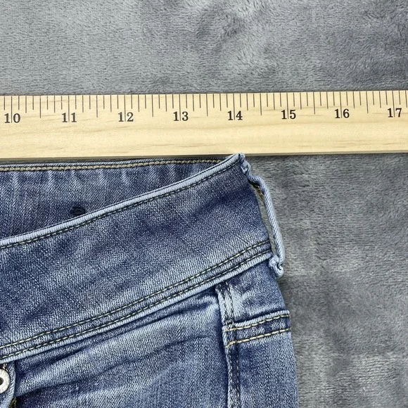 American Eagle Womens Jeans Blue Size 4 Short Kick Boot Denim Light wash - Picture 9 of 10